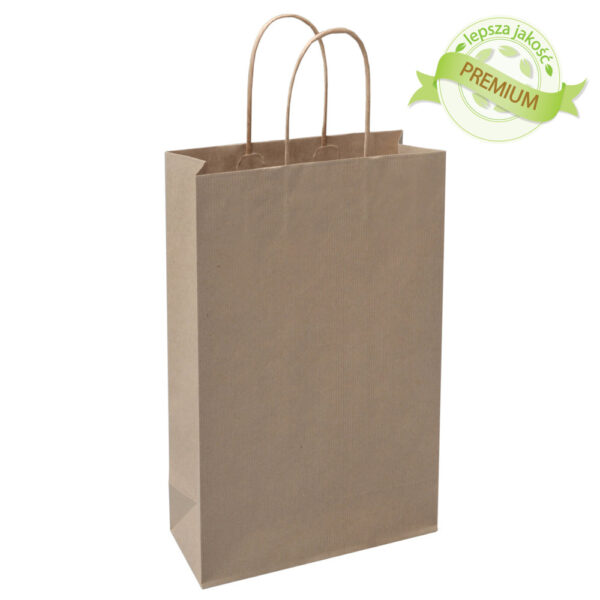 Torba Papierowa Ekologiczna z Nadrukiem Logo Reklamowa na Targi Cateringowa