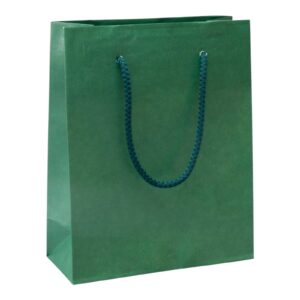 Torby papierowe Kraft PRESTIGE 17x7x25 cm (A5) - ZIELONA - 10 szt. - obrazek 1