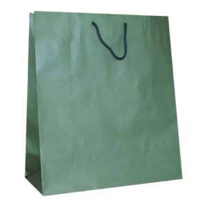 Torby papierowe Kraft PRESTIGE 30x9x40 cm (A3) - ZIELONA - 10 szt. - obrazek 1
