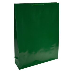 Torby papierowe Laminowane Premium 30x9x40 cm (A3) - ZIELONE - 10 szt. - obrazek 1