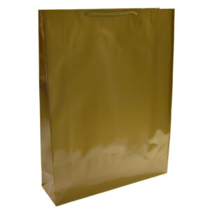 Torby papierowe Laminowane Premium 30x9x40 cm (A3) - ZŁOTE - 10 szt. - obrazek 1
