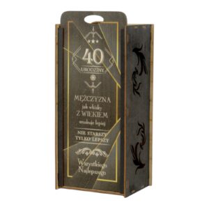 Pudełko Box Urodzinowy na Whisky - 40 Urodziny - obrazek 1