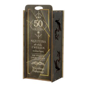 Pudełko Box Urodzinowy na Whisky - 50 Urodziny - obrazek 1