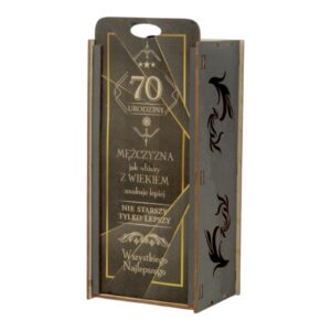 Pudełko Box Urodzinowy na Whisky - 70 Urodziny - obrazek 1